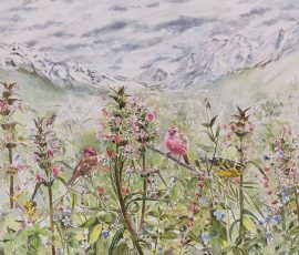 Valley Of Joy - Watercolours on Arches Paper 19x 30inches. Manisha Padhye